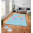 Luxurious Non-Slip Area Rug, 4.0 x 5.9 Feet, 100% Polyester, 740g/m² | Velvet Fabric with Digital Print | Easy-Clean Laminated Sponge Underside, Machine Washable | Perfect for Living Room, Bedroom & Home Decor-967310022