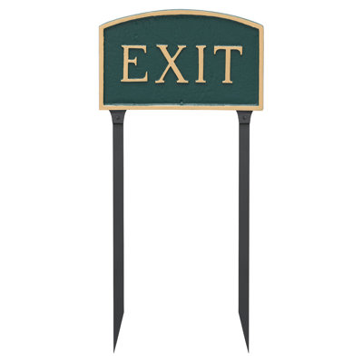 Weather Resistant Metal Garden Sign