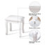 Banc rembourré en similicuir Seebeck