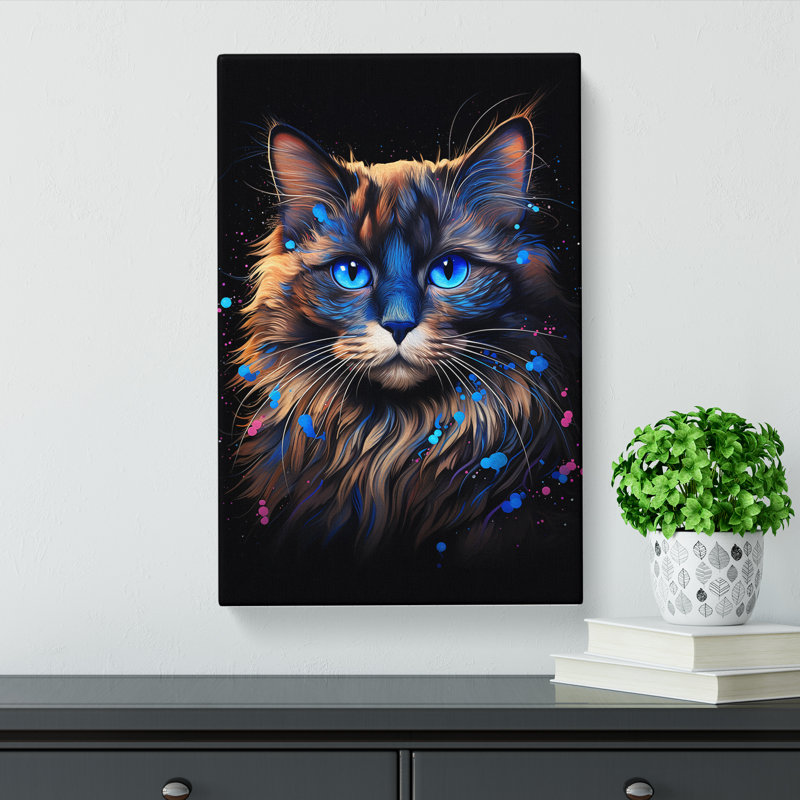 Ragdoll Cat Informel - Wrapped Canvas, 76cm H x 50cm W x 3cm D