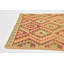 Tapis en laine rouge/beige 2 pi 7 po x 4 po one-of-kind main-noué la new age Elland