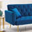 Ethyleen Twin 71.65'' Velvet Convertible Sofa-1574009550
