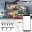 Ener-J Smart Wi-Fi GU10 LED Bulbs RGBW Pack of 3 5W
