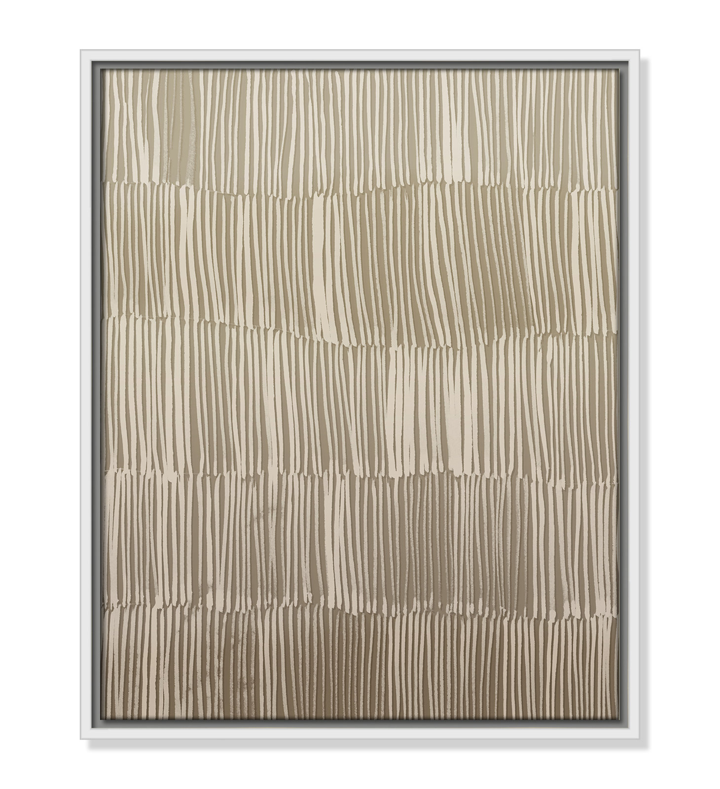 Linear Calm I Print by , 21.5" H x 17.5" W, White Floater