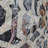 Brenna Gray coper gold silver metallic trellis faux liquid art Wallpaper
