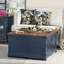 Ensemble de 3 tables basses de style campagnard, ensemble de meubles avec station de charge, ensemble de 3 tables basses avec rangement caché et ensemble de table de nuit, ensemble de table de centre de campagne pour le salon, le bureau et la maison
