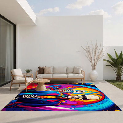 Tapis intérieur et extérieur Ecliptic Bloom