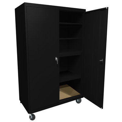 Steel Single Storage Cabinet ( 72'' H x 36'' W x 24'' D)
