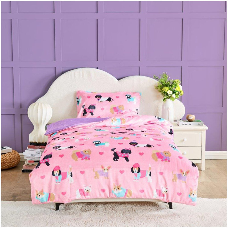 Polyester Duvet Cover Set with Pillowcases