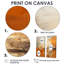 «Copper Glow», ensemble de 2 reproductions d'art sur toile abstraites-114715448-114715449-114715450