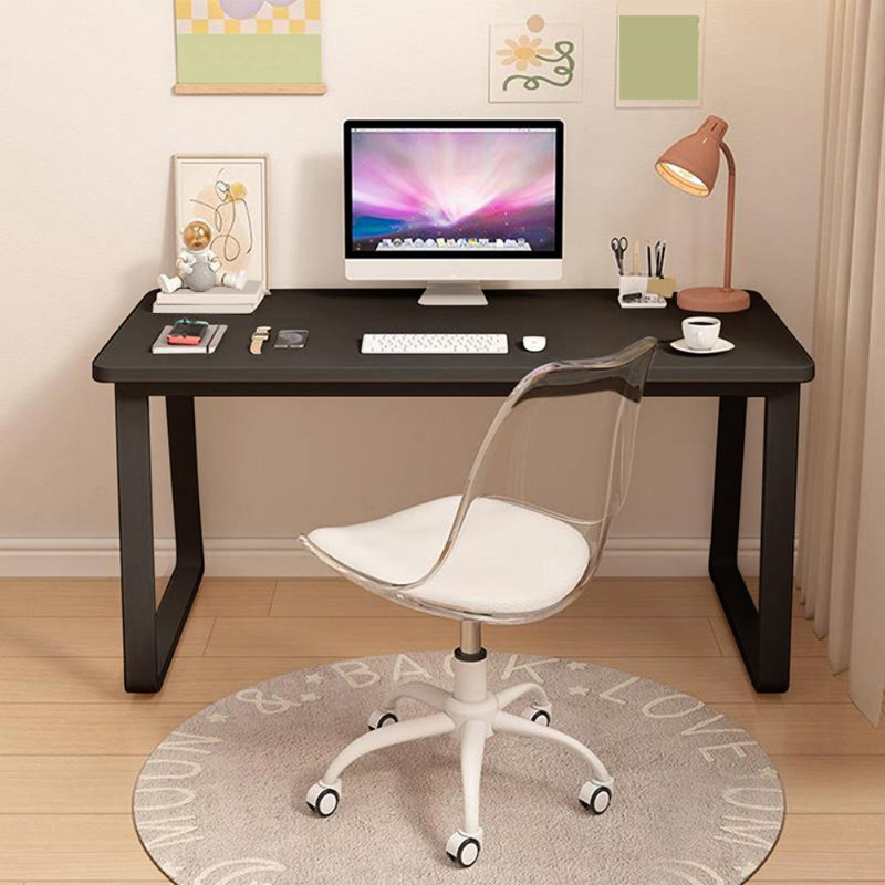 XUEGW - Bureau d'écriture simple et moderne de 55 pouces convenant à un bureau et à un coin de chambre, noir, 55.12, Black