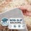Oriental Machine Tufted Shag Area Rug-1389790844