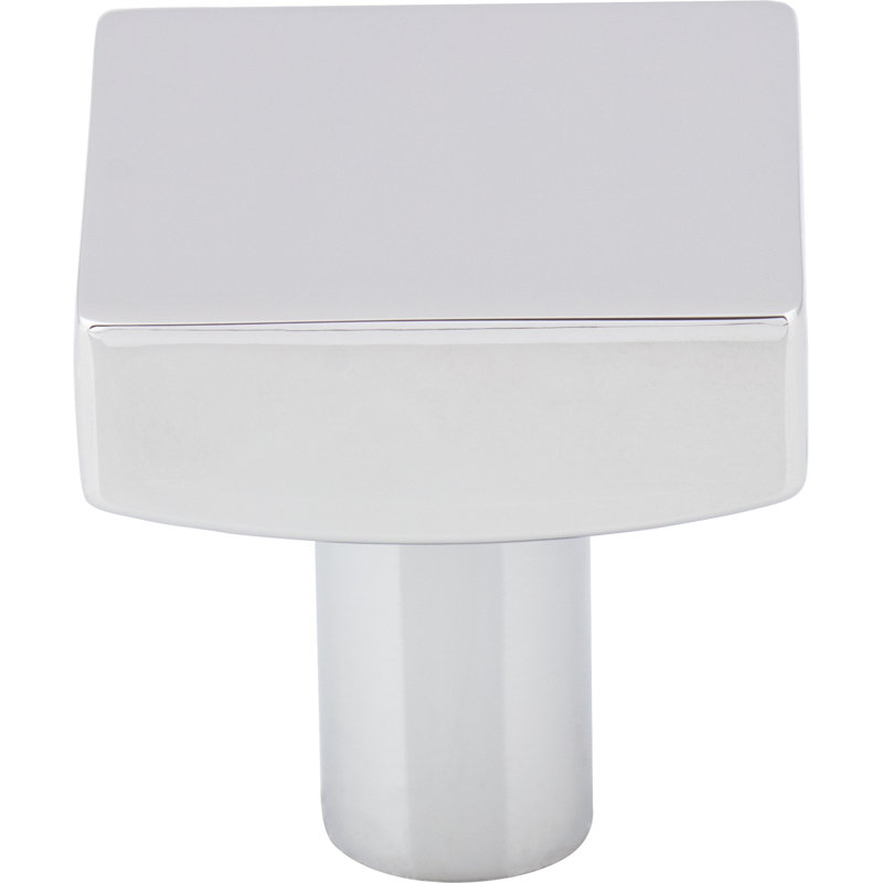 Dominique Square Knob, Polished Chrome
