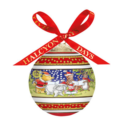 Ornaments 3'' Handmade Ceramic / Porcelain Novelty & Humor Ball Ornament