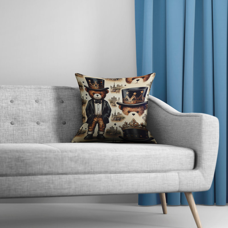 Abstract Throw Pillow