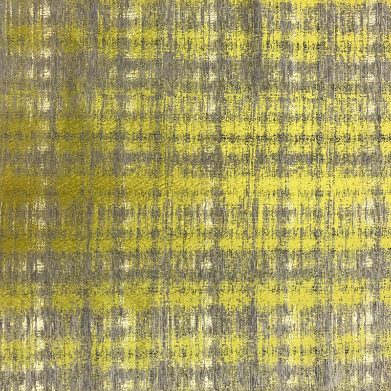 Vera Fabric | Multicolor Chenille Fabric | Color Canary, Canary