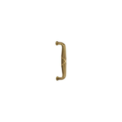 Emtek Ribbon & Reed Glass Shower Door Pull 8-in, (GBTB)