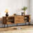70" Mid-century Modern Low Console Cabinet-1535756617
