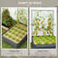 Lit de jardin surélevé galvanisé avec treillis, fond ouvert, gris foncé