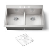 Vault™ 33" L x 22" W Drop-in Kitchen Sink