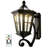 Solar Wall Light Outdoor Classic Black
