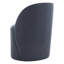 Chaise d'appoint rembourrée avec roulettes pivotantes Lola-115308852