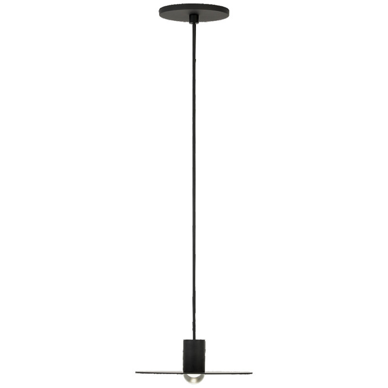 Eaves 1 - Light LED Pendant, Nightshade Black