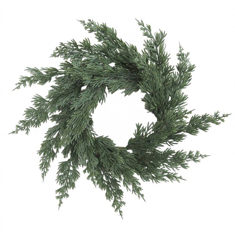 Anneau de bougie Cypress Branch