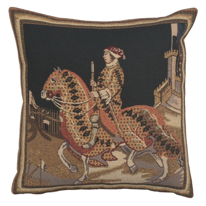 Medieval Cotton Blend Pillow Cover