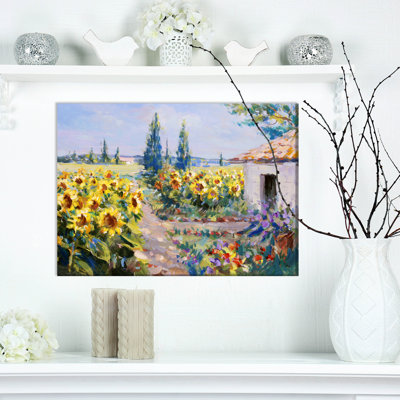 « the tournesol farm », reproduction sur toile tendue