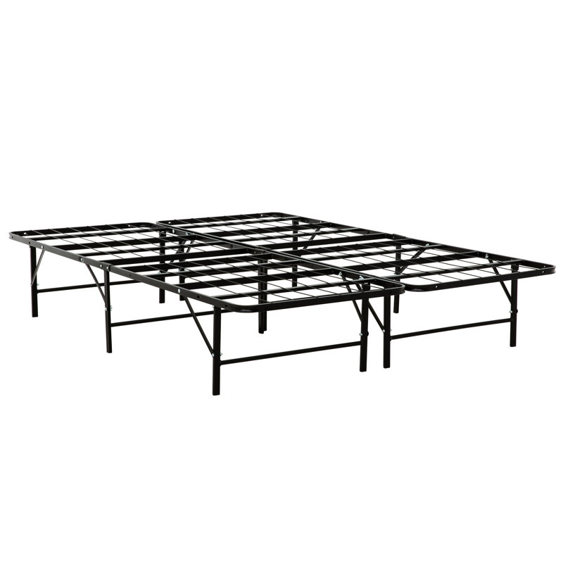 Structure de matelas moderne en métal - base pleine grandeur, base de support stable et fiable