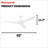 Lynton 52" White Ceiling Fan with Remote (No Light)