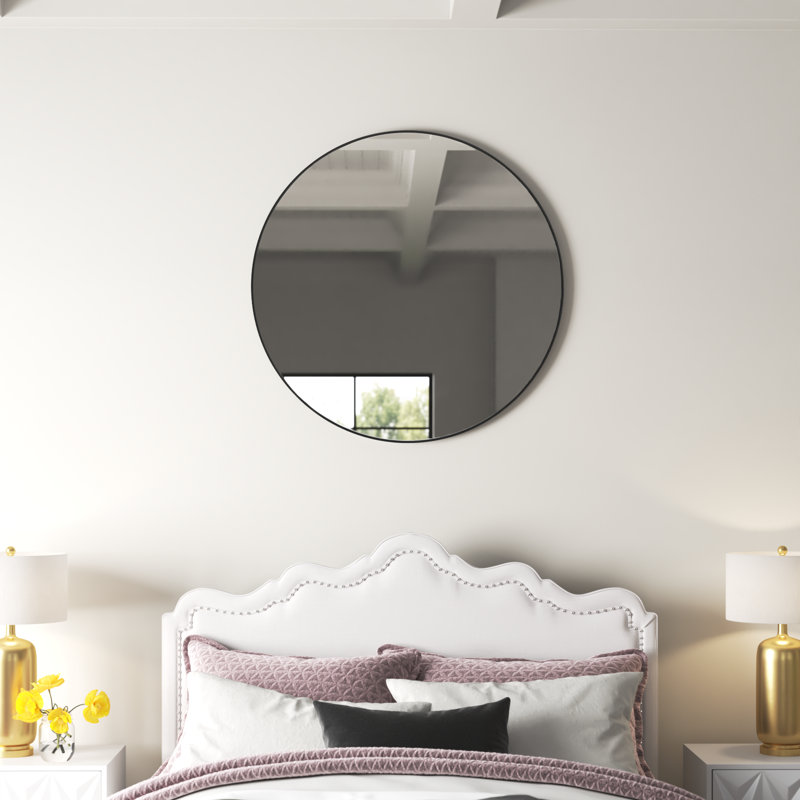 Destefano Essence Mirror, Black, 40" x 40"