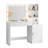 Vanity Desk with Mirror and Lights, 46.4IN Dressing Table with 2 Large Drawer-465602985
