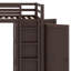 Lit mezzanine avec tiroirs, bureau et garde-robe