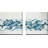 " Into The Blue (square) " by Cassie Studios 2 - Pieces-850725617-850725616