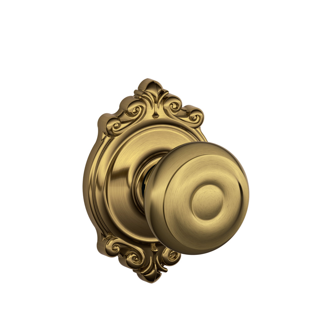 Georgian Hall and Closet Knob with Brookshire Trim Schlage 