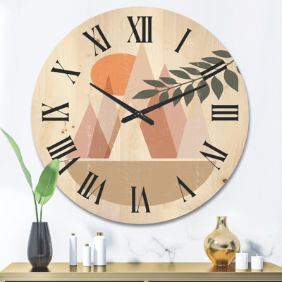 Solid Wood Wall Clock
