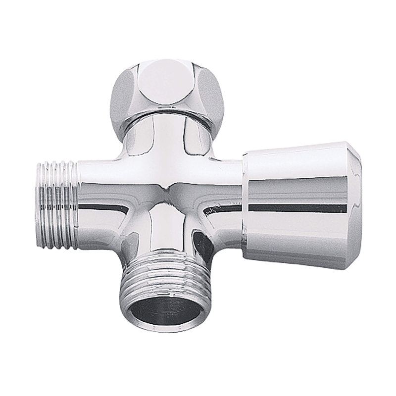 Valve de dérivation de bras de douche universelle, Chrome ciel étoilé