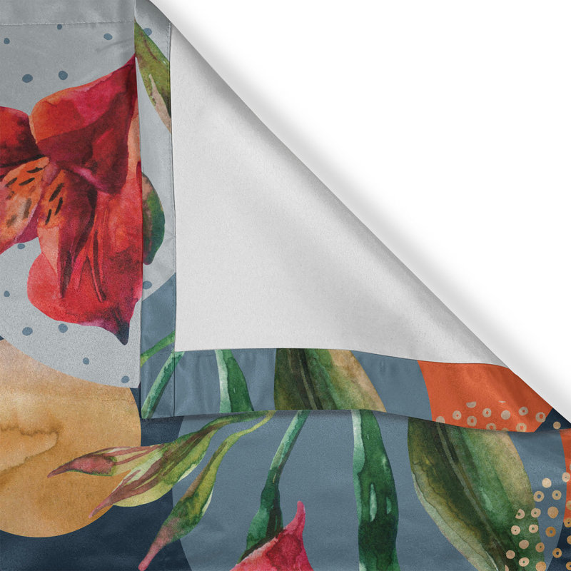 Semi Sheer Curtain Pair