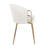 Josie 19.25'' H Faux Leather Upholstered Armchair-358184675-287528672