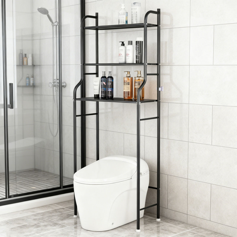 Support de rangement à 3 niveaux au-dessus de la toilette