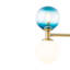 Lustre spoutnik sphérique en verre 12 lumières Art Decor