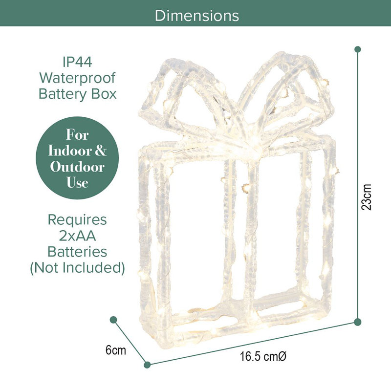 LED Indoor / Outdoor Lighted Window Décor