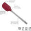 Silicone Utensil Set S/6 Cayenne