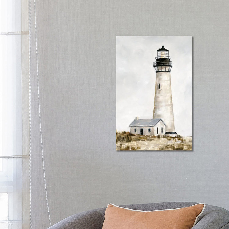 Rustic Lighthouse II by Ethan Harper - Wrapped Canvas Painting, 66.04 cm H x 45.72 cm W x 3.175 cm D