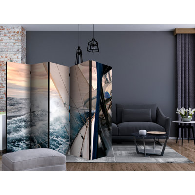 89 " W x 68 " H 5 - Panel Solid Wood Folding