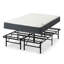 Matelas hybride à ressorts ensachés de 9 po et lit plateforme en métal 14 po Campbelltown-66698923