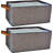 2-Pack Foldable Fabric Storage Bins Organize