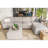 Ishah Module Sofa With 2 Ottoman Grey-17376604